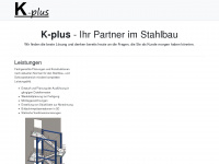 k-plus-konstruktion.de Webseite Vorschau