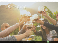 dg-weine.com Webseite Vorschau