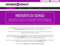 hochzeits-dj-schule.de Webseite Vorschau