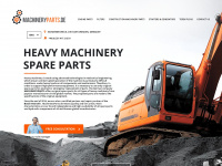 machineryparts.de Webseite Vorschau
