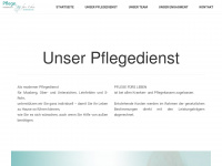 pflege-fuers-leben.de Webseite Vorschau