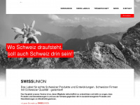 swissunion.ch Webseite Vorschau