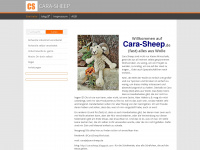 cara-sheep.de Webseite Vorschau