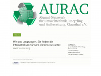 alumni-aur.jimdo.com Webseite Vorschau