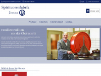 spirituosenfabrik-jonas.de Webseite Vorschau