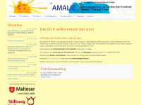 kinderhospizdienst-amalie.org Webseite Vorschau