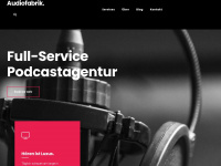 audiofabrik.eu Webseite Vorschau