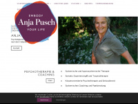 anja-pusch.de Webseite Vorschau