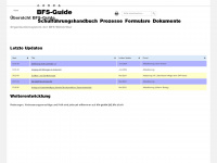 bfs-guide.ch Webseite Vorschau
