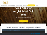 gold-echo.de Webseite Vorschau