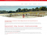 heritage-products.nl Webseite Vorschau