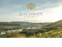 salomonwein.at Webseite Vorschau