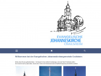 johanneskirche-crailsheim.de Webseite Vorschau