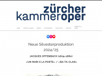 zuercher-kammeroper.ch Webseite Vorschau