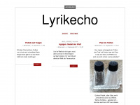lyrikecho.wordpress.com Webseite Vorschau