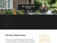 melanchthon-blog.de Webseite Vorschau