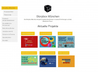 storybox-muenchen.de Webseite Vorschau