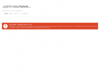 judith-kaufmann.de Webseite Vorschau