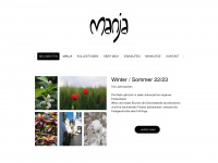 manja-mode.ch Webseite Vorschau