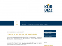 kuerbizz.com Webseite Vorschau
