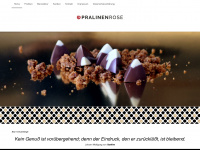 pralinenrose.com Webseite Vorschau