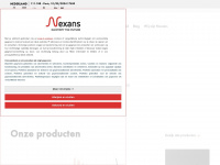 nexans.nl Webseite Vorschau
