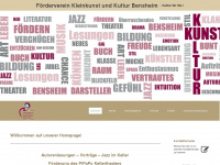kulturverein-bensheim.de Webseite Vorschau