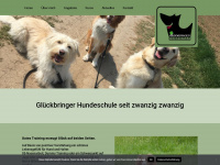 glueckbringer-hundeschule.de Webseite Vorschau