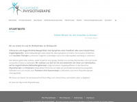 fondis-physiotherapie.de Webseite Vorschau