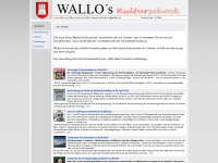 wallos-kulturschock.de Webseite Vorschau