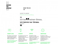 goodtoknow.us Webseite Vorschau