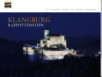 klangburg.at Webseite Vorschau