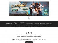 bnt-music.de Webseite Vorschau