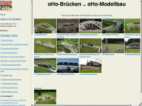 oho-modellbau.de Webseite Vorschau