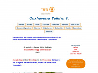 tafel-cuxhaven.de Webseite Vorschau