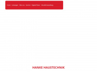 hanketechnik.de Webseite Vorschau