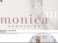 monica-kommunion.de Webseite Vorschau