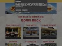 borki-beck.ch Webseite Vorschau