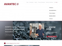 avantec.de Webseite Vorschau