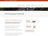 avb-recycling.de Webseite Vorschau