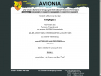 avionia.de Webseite Vorschau