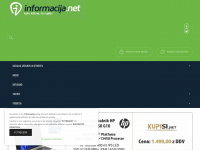 informacija.net Webseite Vorschau