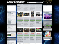 laserevolution.fr Webseite Vorschau