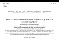 patchundstrickmanufaktur.de Webseite Vorschau
