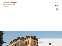 goethezimmer-notenbank.de Webseite Vorschau