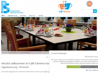 cafe-clemens-hamm.de Webseite Vorschau