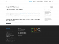 cms-bautechnik.de Webseite Vorschau