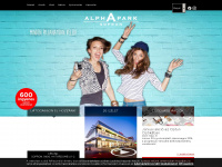 alphapark.hu Webseite Vorschau