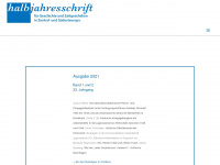 halbjahresschrift.de Webseite Vorschau