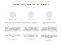 hernienchirurgie-maintaunus.de Webseite Vorschau